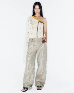 ADSB X OTTOLINGER ADJUSTABLE PARACHUTE PANTS apa777w(BEIGE)