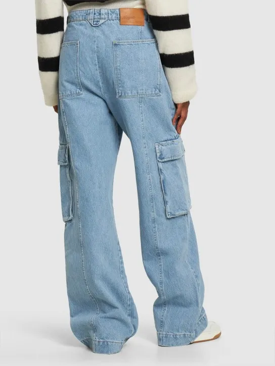 Axel Arigato   Patch denim cargo jeans 