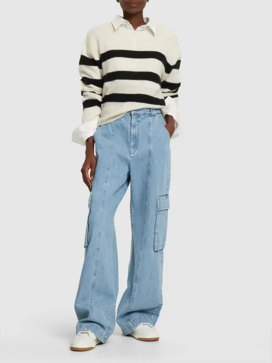 Axel Arigato   Patch denim cargo jeans 
