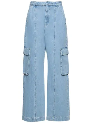 Axel Arigato   Patch denim cargo jeans 