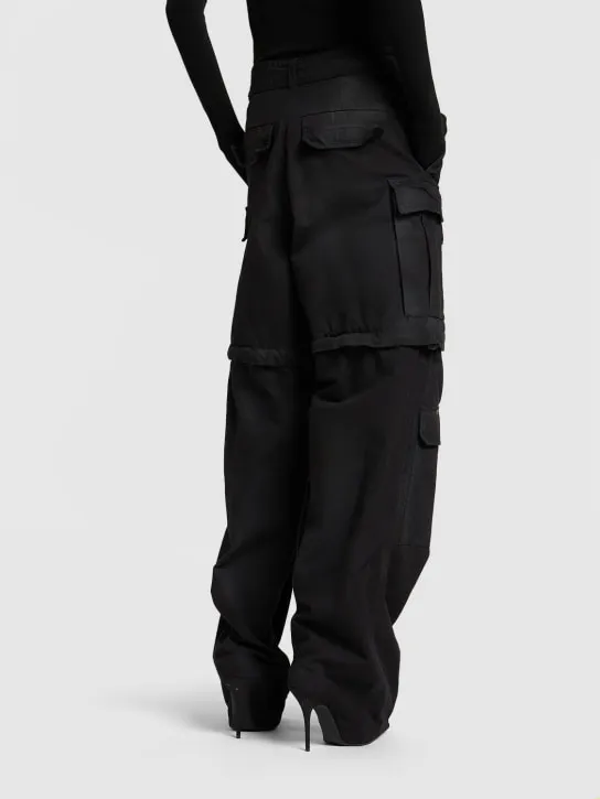 Balenciaga   Knife cotton cargo pantashoes 