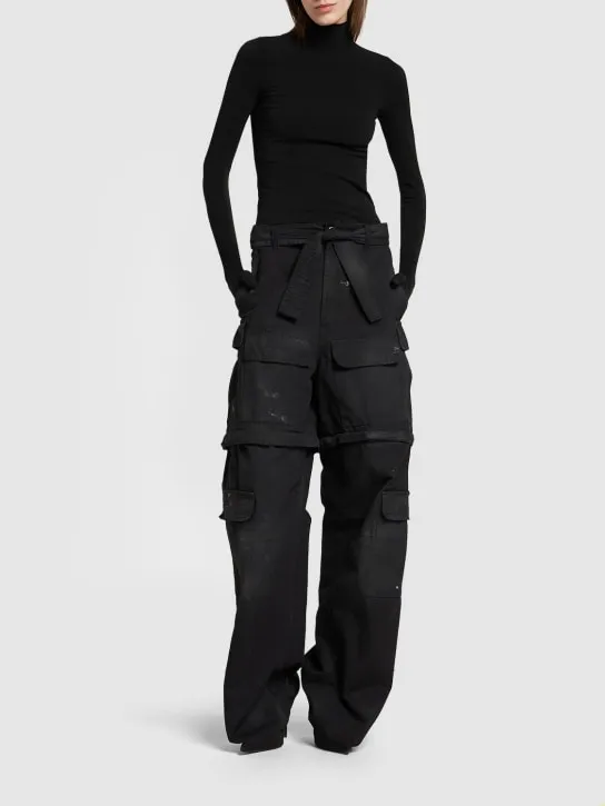 Balenciaga   Knife cotton cargo pantashoes 