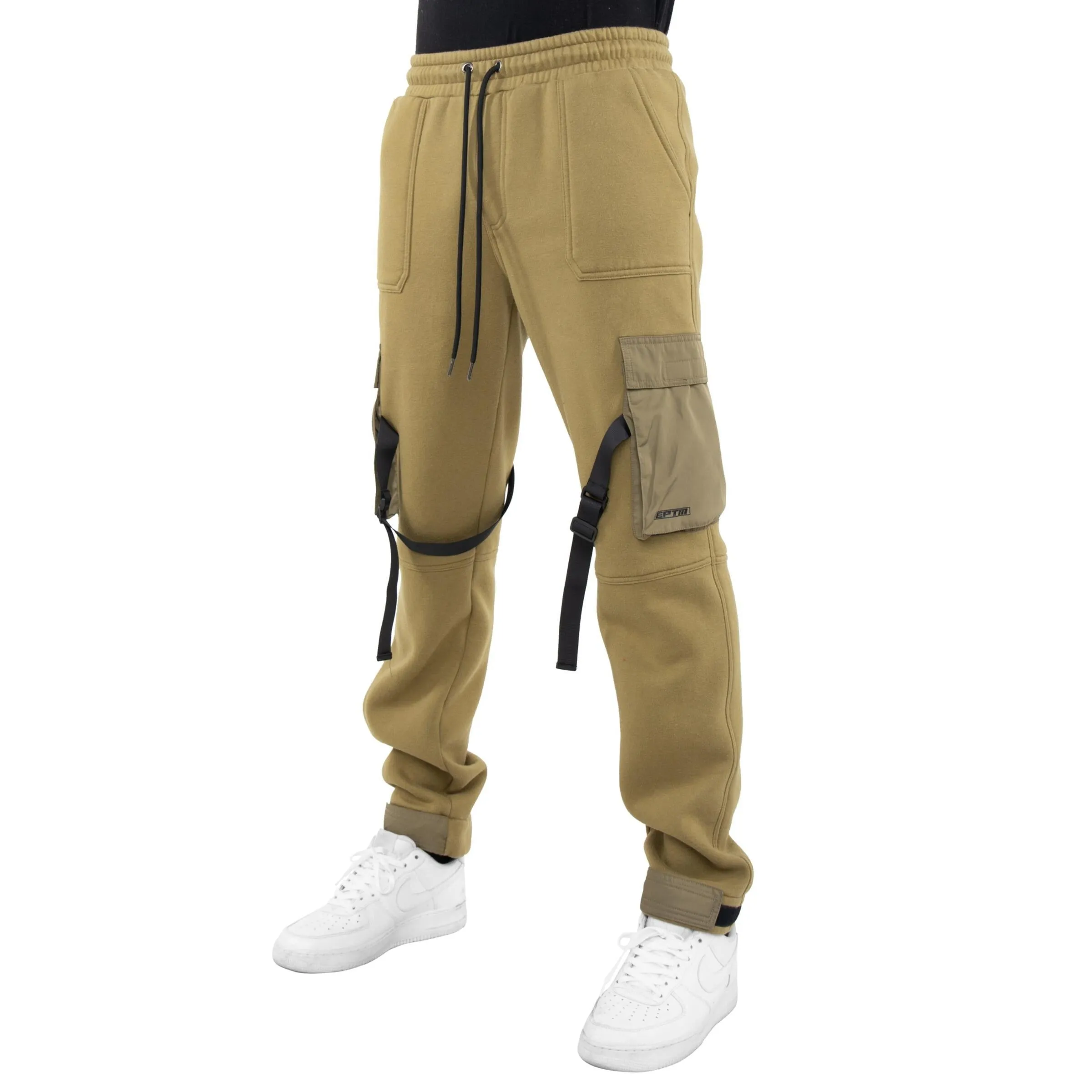 CARGO PANTS NYLON STRAP OLIVE
