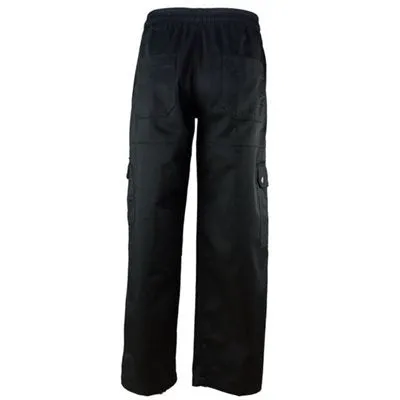 Chef Revival Cargo Chef Pants, Black, X-Large