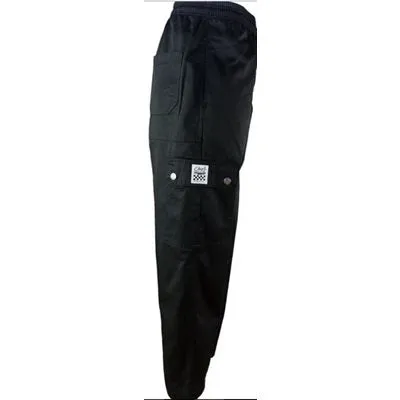 Chef Revival Cargo Chef Pants, Black, X-Large