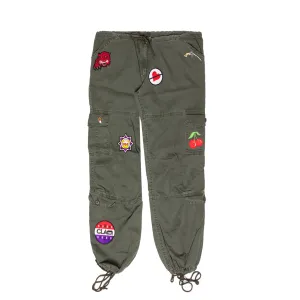Claw$ Patch Olive Green Flight Pants