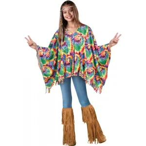 Costume enfant poncho hippie