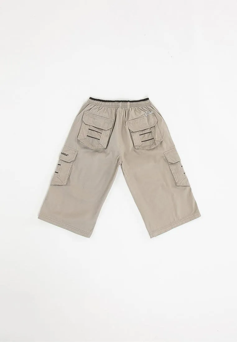 Cotton Twill Cargo Quarter Pants - 65645