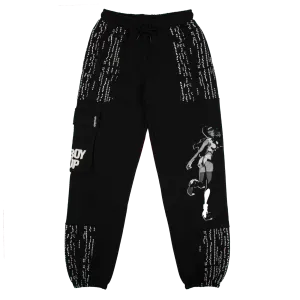 Cowboy Bebop Black Cargo Sweatpant