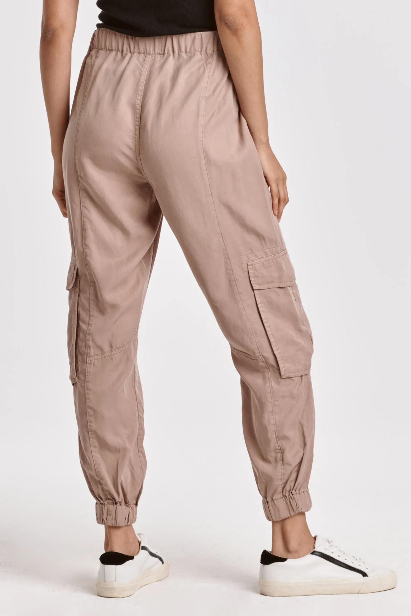 DJ Sandy High Rise Cargo Pants- Sand