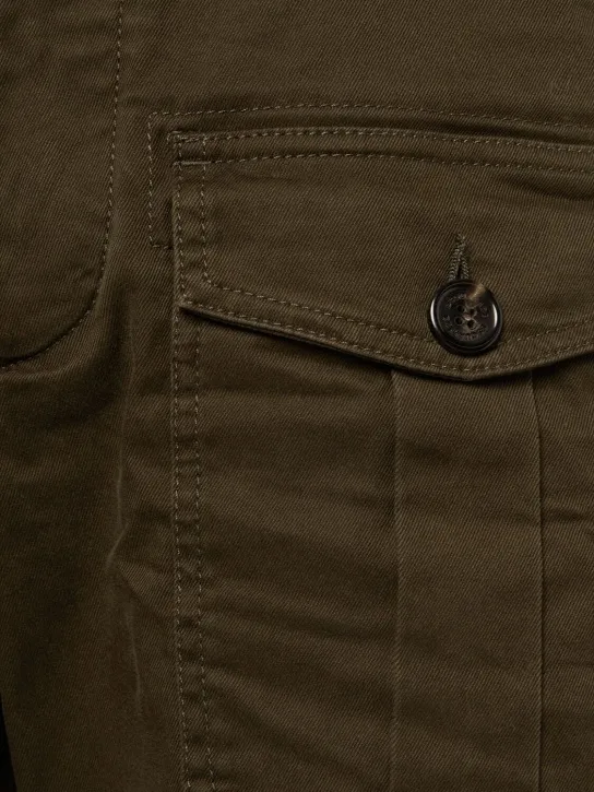 Dsquared2   Sexy cargo cotton drill shorts 