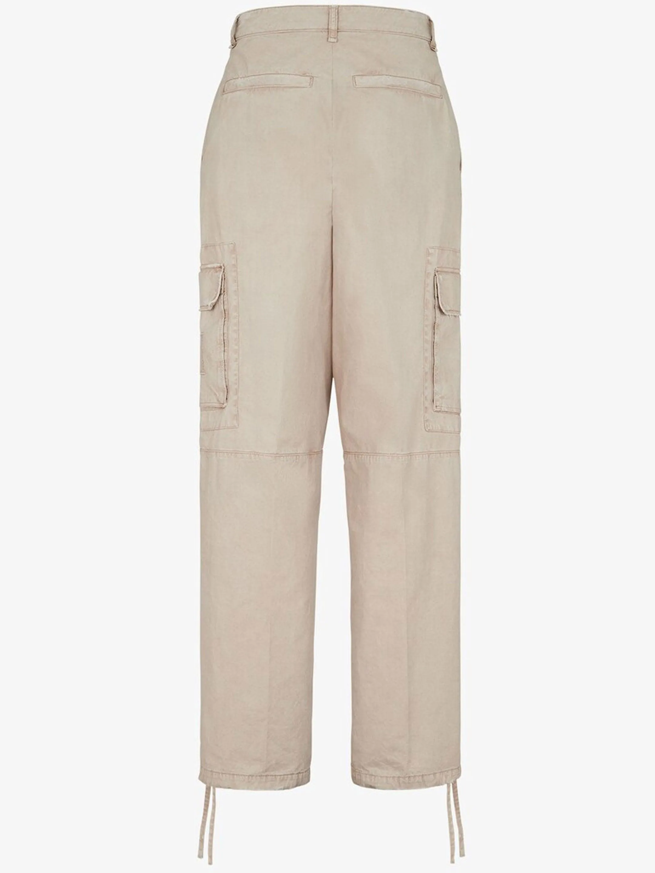 Fendi Beige Cotton Trousers