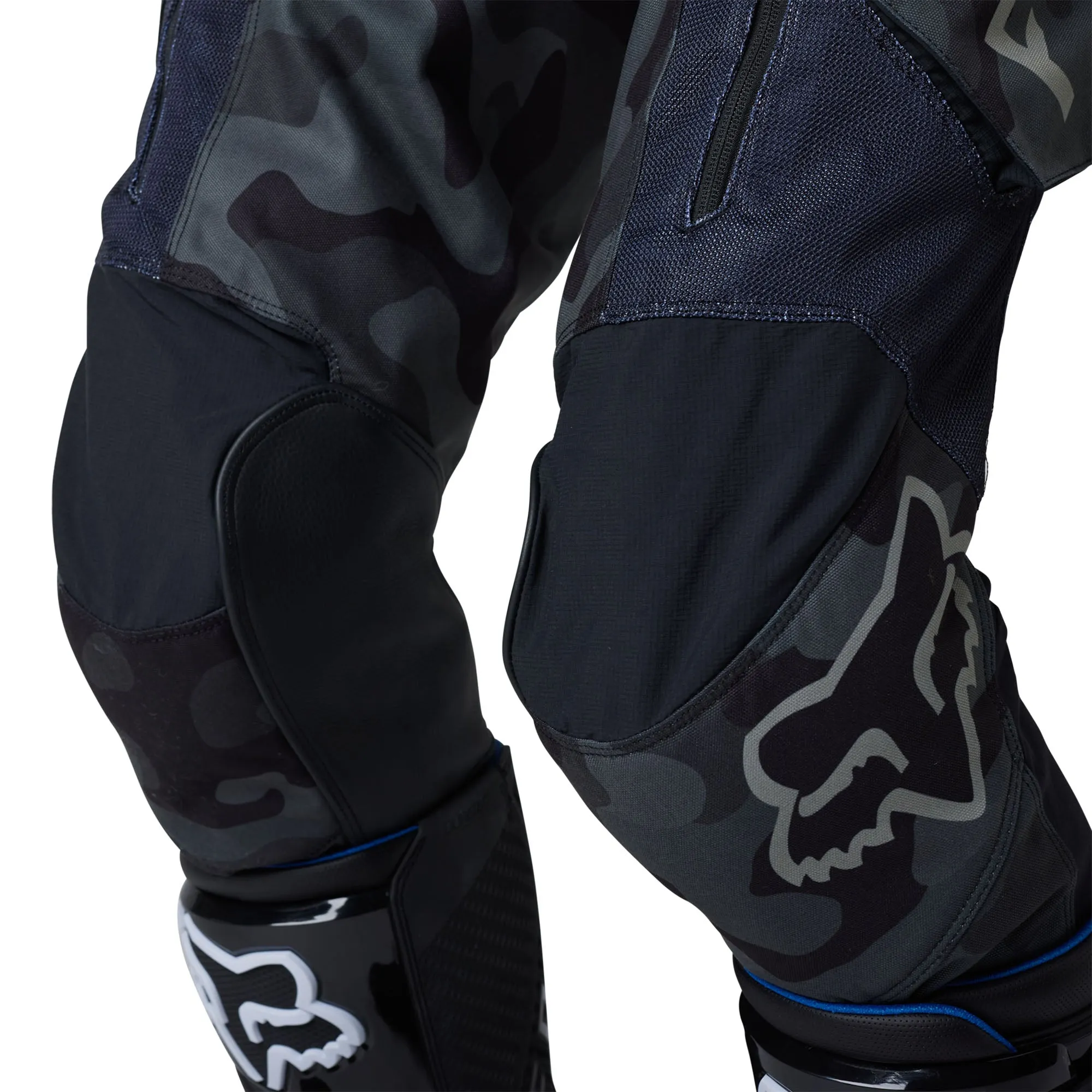 Fox Racing  Mens Ranger Air Off Road Pants Double-Layer Knee System Black Camo