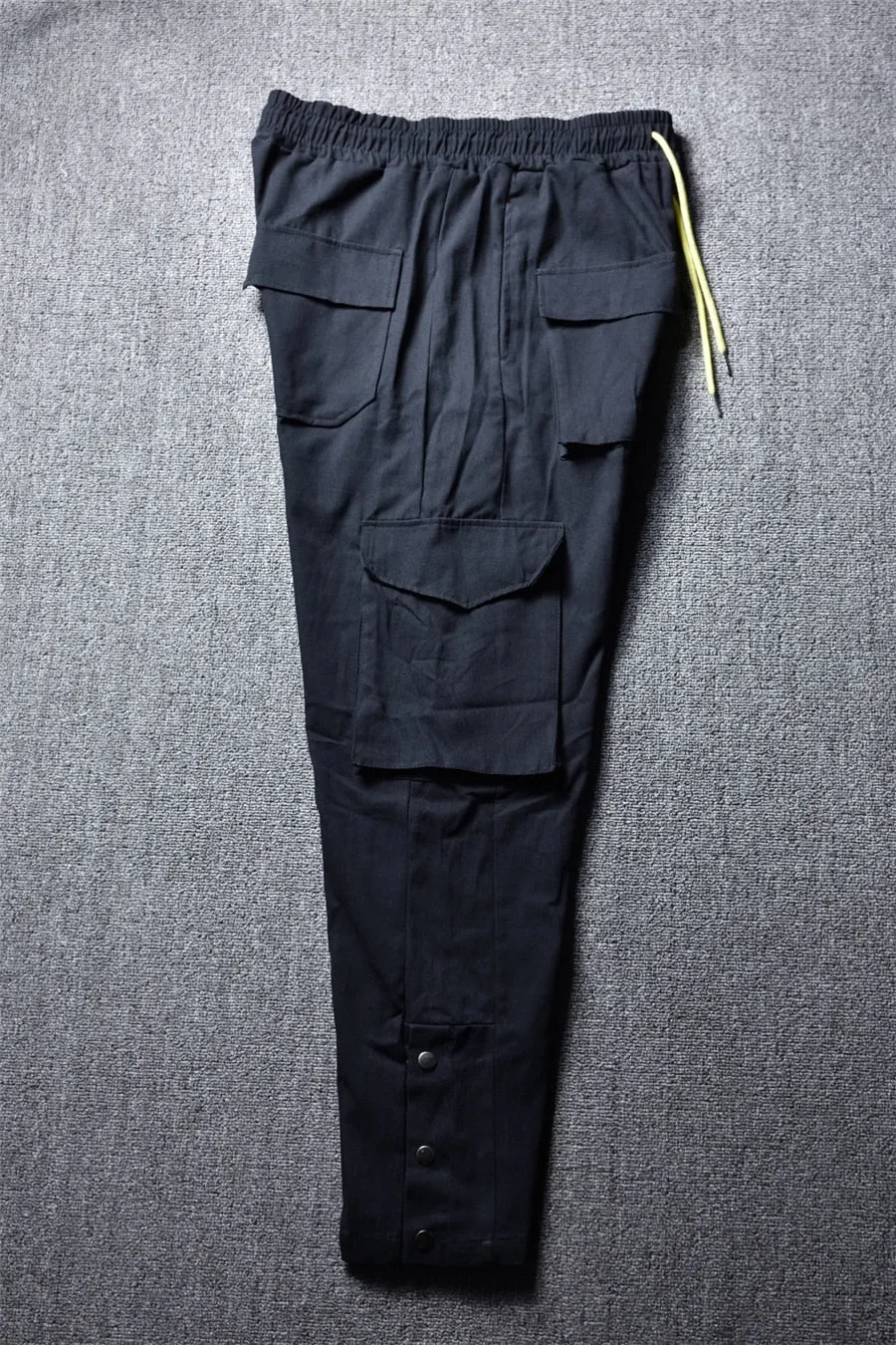 Mens Black Street Cargo Pants