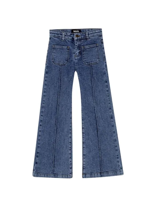 Molo   Cotton stretch denim pants 