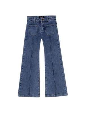 Molo   Cotton stretch denim pants 