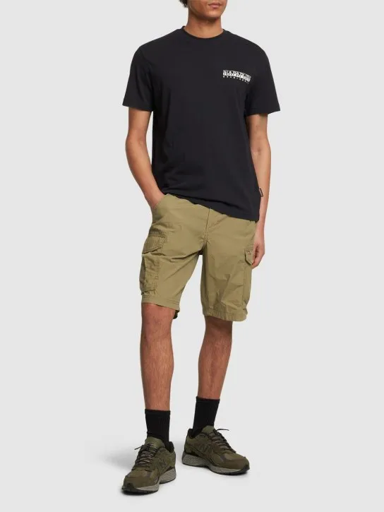 Napapijri   Noto 2.0 cotton cargo shorts 
