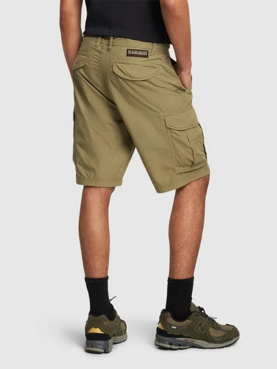 Napapijri   Noto 2.0 cotton cargo shorts 
