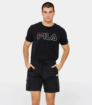 popular  Caelem Cargo Parachute Shorts - Fila - Black
