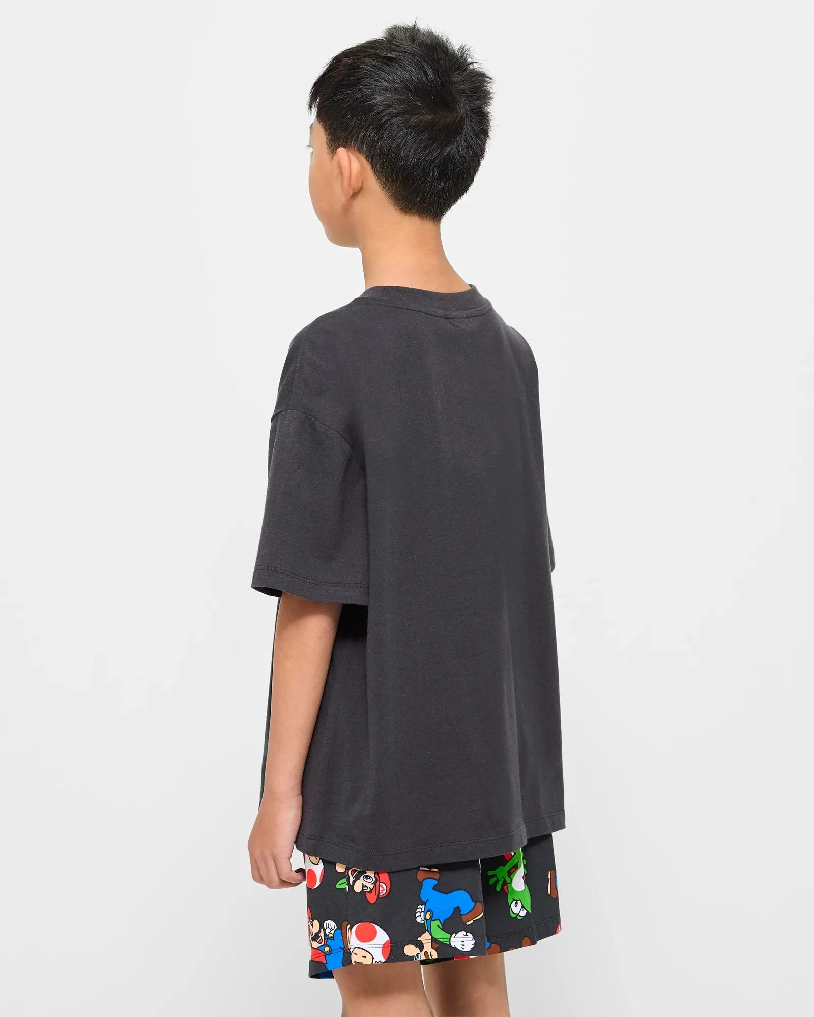 popular  Family Matching Boys Youth Super Mario Cotton Pyjama Set