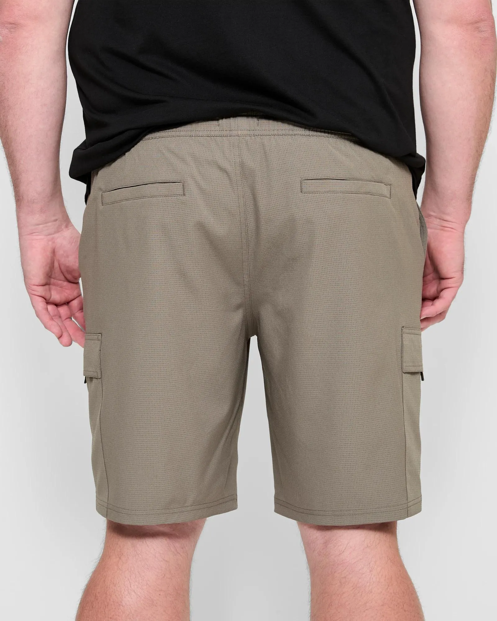 popular  Plus Size Hybris Cargo Shorts - Mushroom