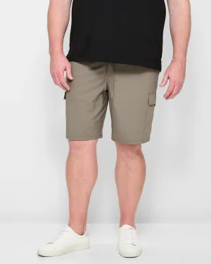 popular  Plus Size Hybris Cargo Shorts - Mushroom