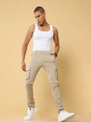 Premium Cream Cargo Pant