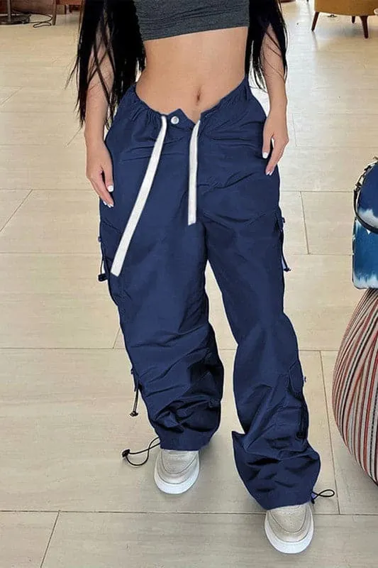 PZ289 Drawstring Cargo Pants