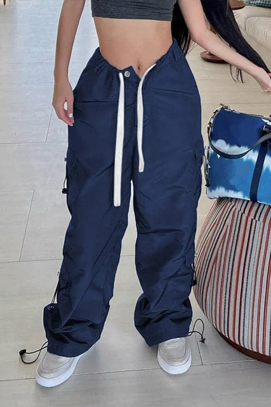 PZ289 Drawstring Cargo Pants