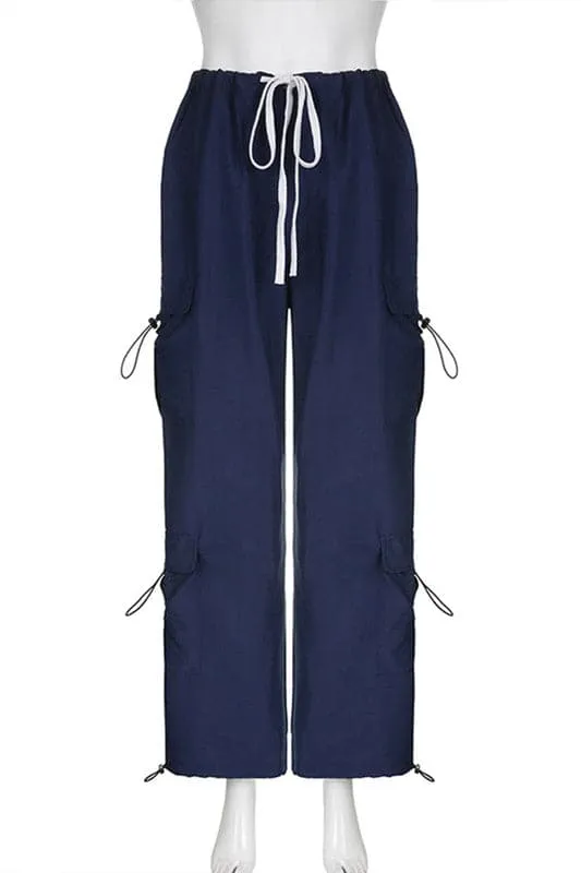 PZ289 Drawstring Cargo Pants