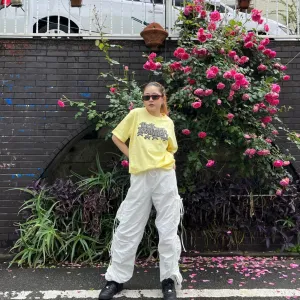 ribbon cargo pants