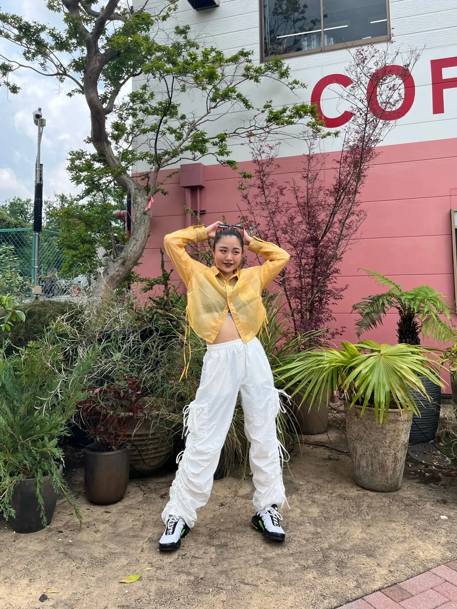 ribbon cargo pants