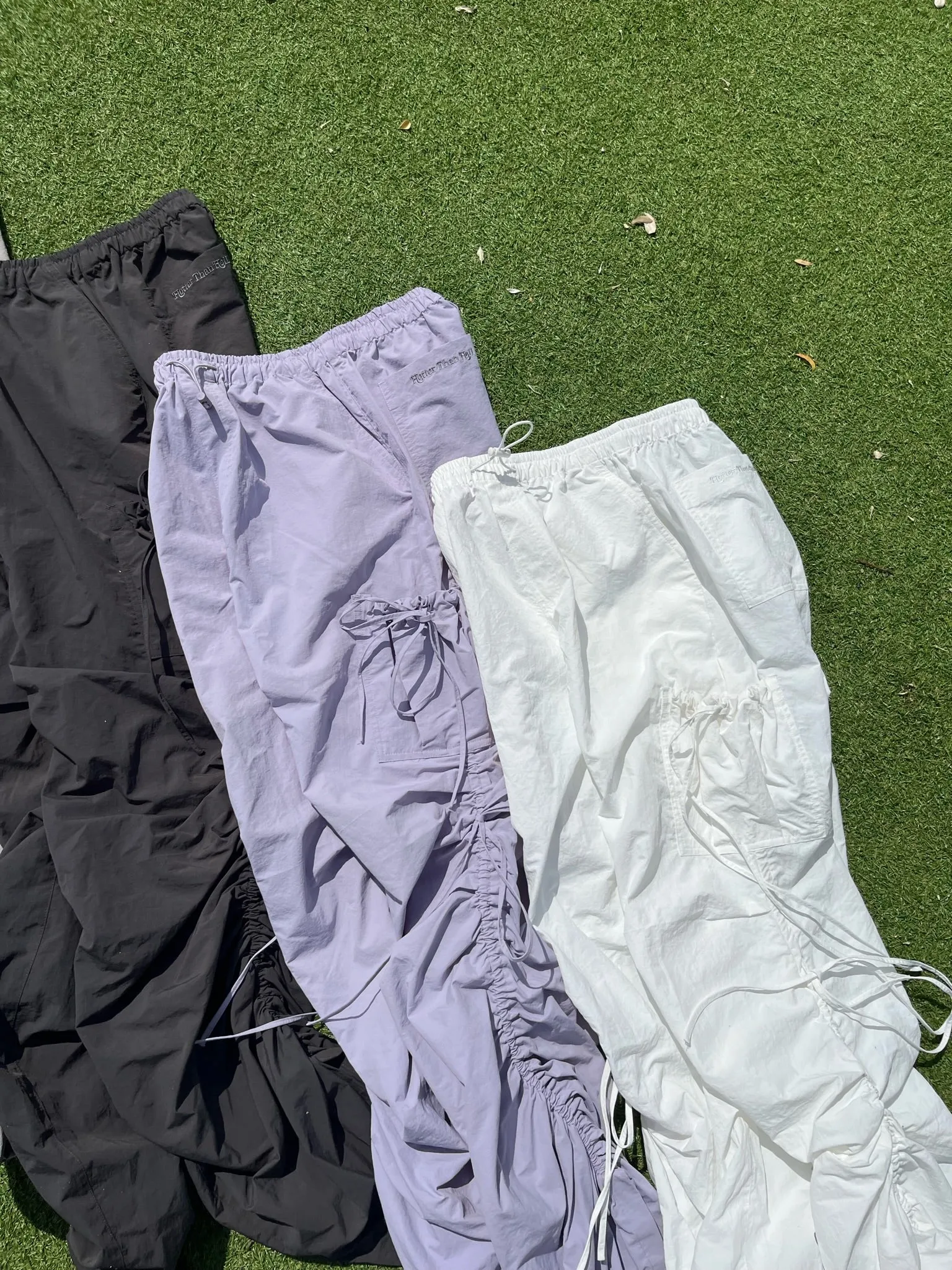 ribbon cargo pants