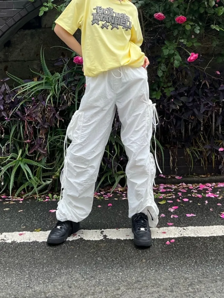 ribbon cargo pants