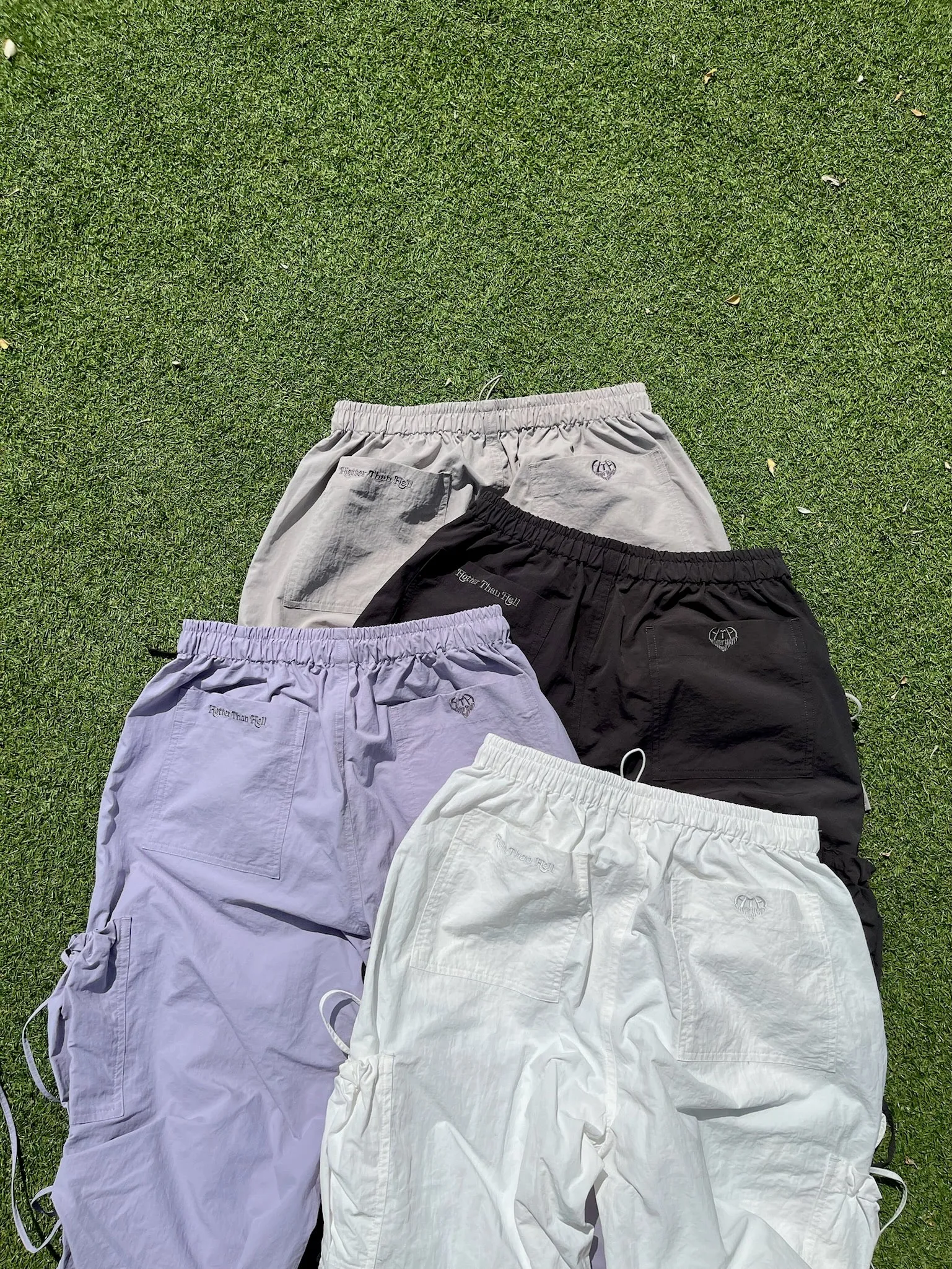 ribbon cargo pants