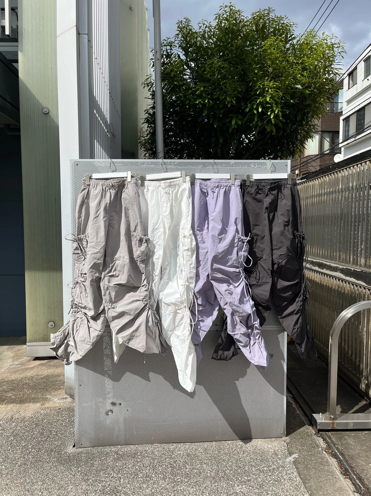 ribbon cargo pants