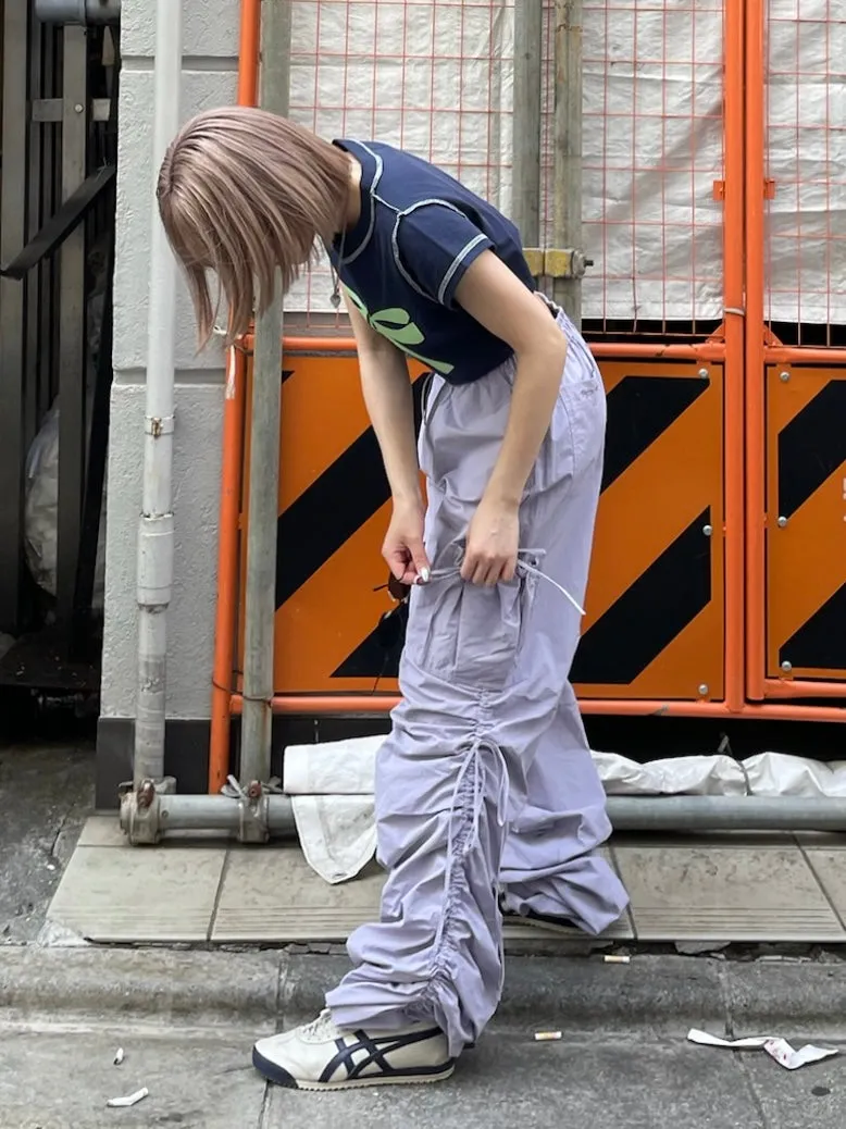 ribbon cargo pants