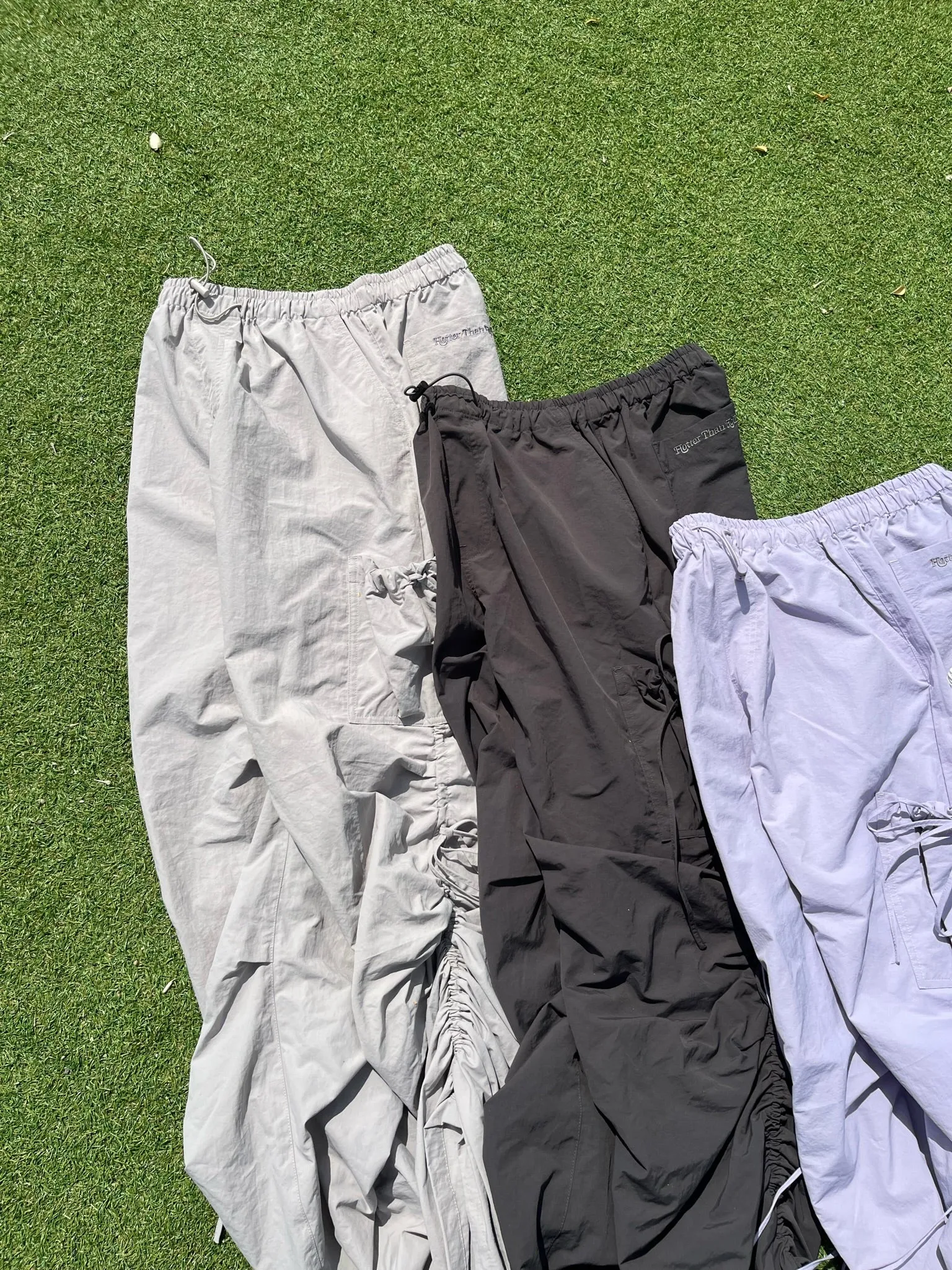 ribbon cargo pants