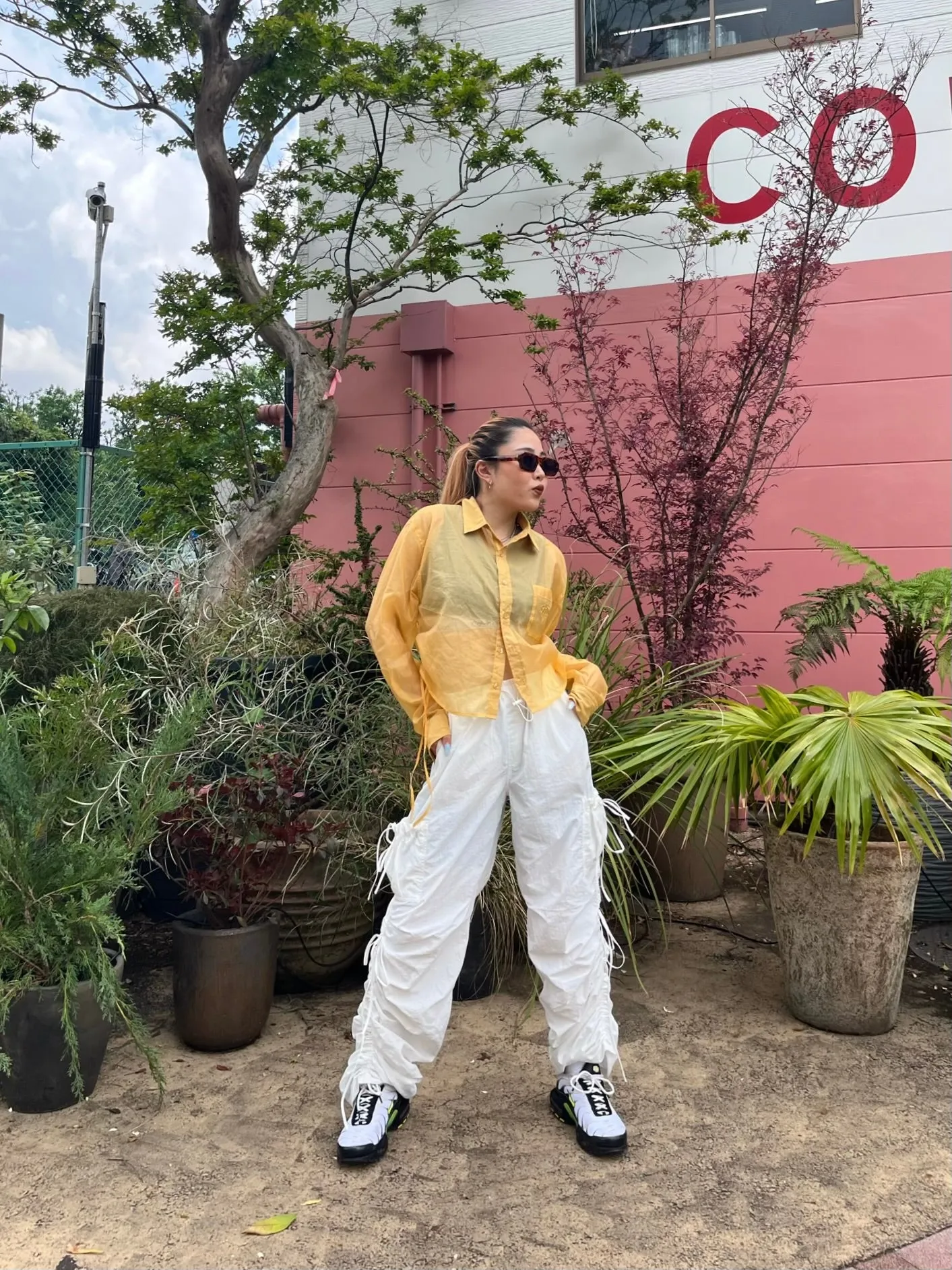 ribbon cargo pants