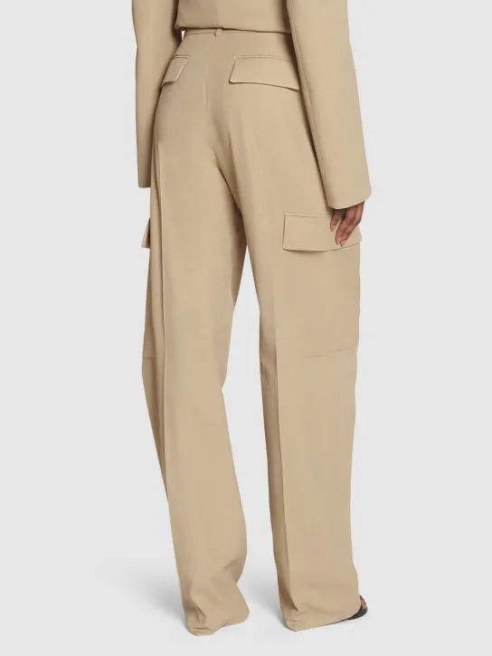 Sportmax   Jacopo cotton blend twill cargo pants 