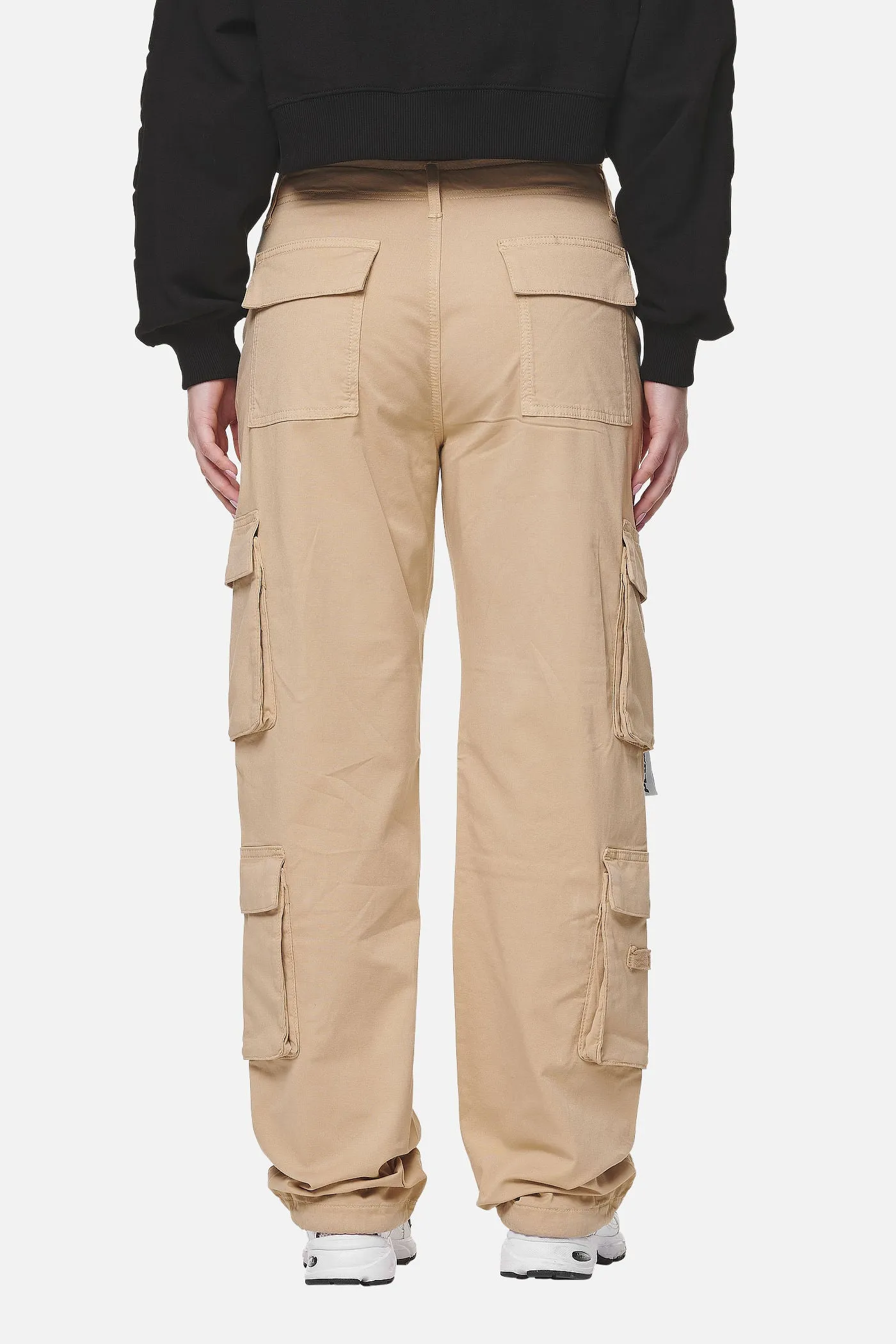 Tanami Wide Cargo Pants Washed Safari Sand