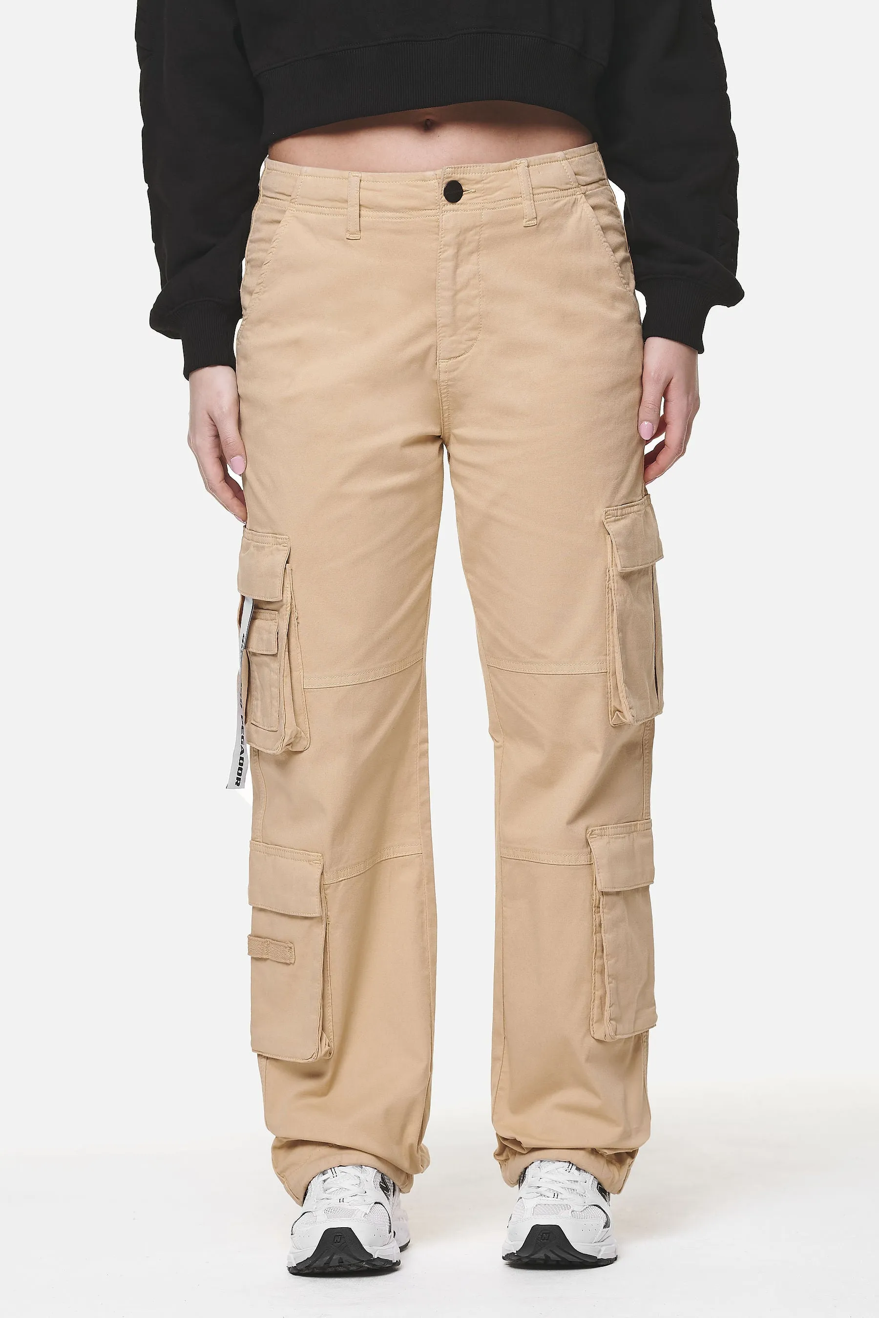 Tanami Wide Cargo Pants Washed Safari Sand