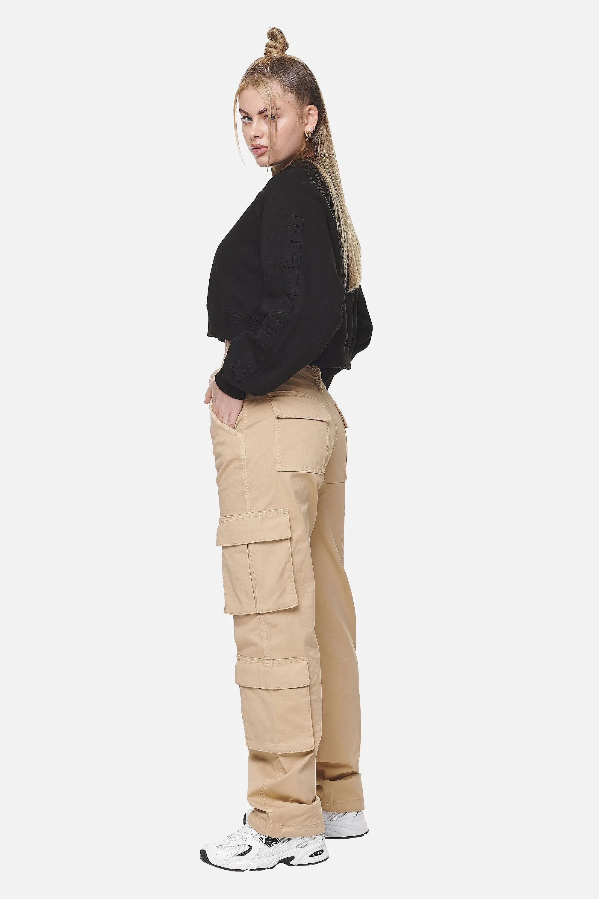 Tanami Wide Cargo Pants Washed Safari Sand