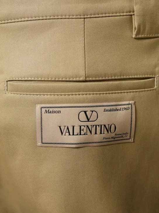 Valentino   Straight cotton pants 