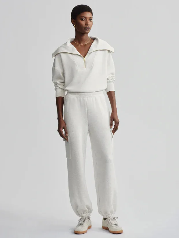 Varley The Cargo Pant 27.5 - Ivory Marl