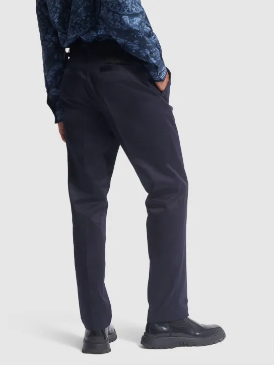 Versace   Cotton gabardine pants 