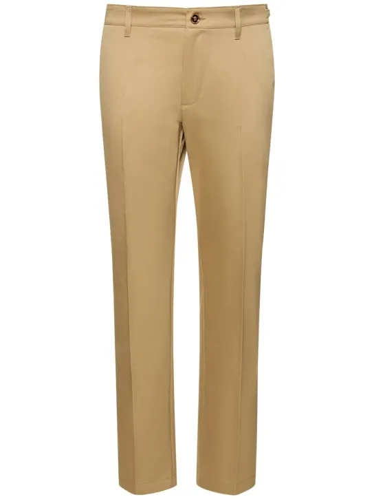 Versace   Cotton gabardine pants 