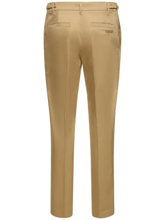 Versace   Cotton gabardine pants 