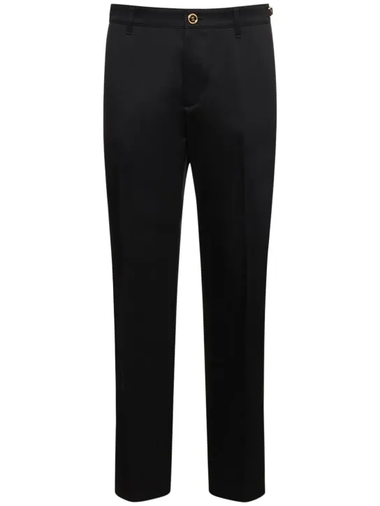 Versace   Cotton gabardine pants 